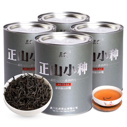 正山小种 茶叶 红茶茶叶 浓香型红茶散装罐装五虎红茶礼盒装